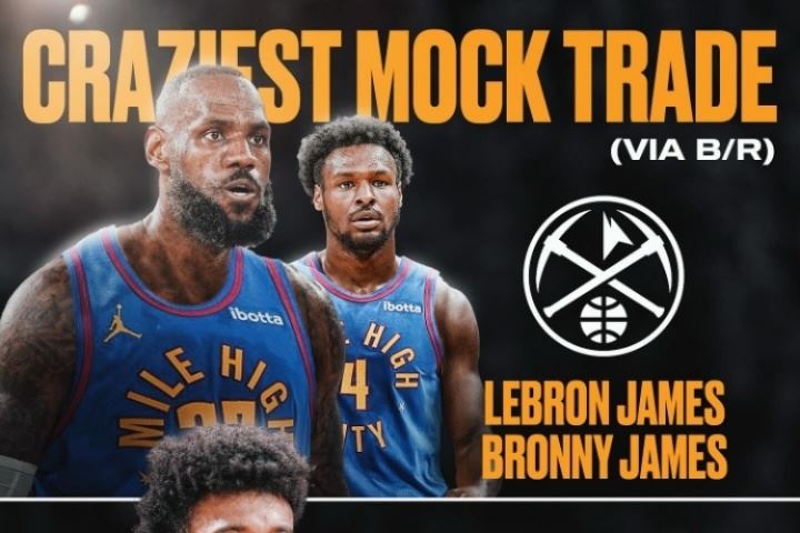 詹约联手？BR模拟：湖人送出老詹+布朗尼换穆雷等三将+1首轮互换