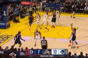 不做人！博格丹两个空位三分：一个铁了 另一个三不沾